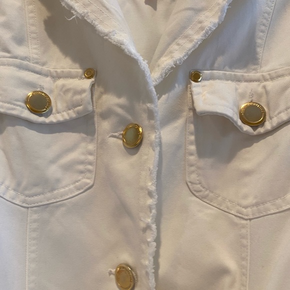 Twill Twenty Two white jacket in size S. - Picture 3 of 7